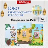 IQRO Custom Name and Photo Full Color A5 Size / IQRA Custom Name Premium Full Color A5 Size