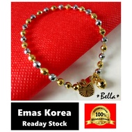 S-1 Emas Korea Bracelet for women korean style Gelang Tangan lantai tangan Emas Korea 24k 韩国金手链 不生锈手链 镀金手链 24k手链 金色手链