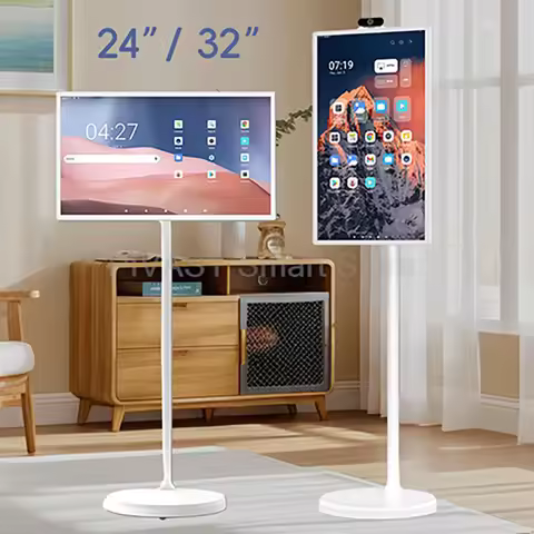 HOT Touch Screen Surround Sound for Indoor Live Party 24 32 Inch Smart Display 4+64G Portable Smart 