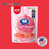 Amos 4D Peach Burst Fruit Gummy (Halal)