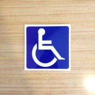 20cm disability sign sticker 10cm/ disability sticker
