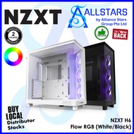 (ALLSTARS: We Are Back / DIY Promo) NZXT H6 Flow RGB Dual-Chamber Mid-Tower ATX / Micro-ATX / Mini-ITX with F120 RGB Fan (Choice of White (CC-H61FW-R1) / Black (CC-H61FB-R1)) (Warranty 2 Years on fan and switch only)