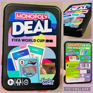 現貨⚽️正版 MONOPOLY 紙牌大富翁 X FIFA 世界盃系列 桌上遊戲 卡牌遊戲 派對遊戲 益智遊戲 收藏珍藏  Monopoly Deal FIFA World Cup 26 Card Ga