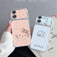 Suitable for OPPO A17 OPPO A17K OPPO A97 5G OPPO A60 New 3D printed color pattern frosted silver pho