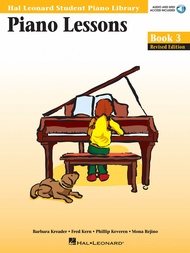 หนังสือเปียโน Hal Leonard Student Piano Library Lessons (Book & Audio) Book 3