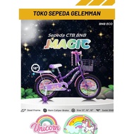 Terlaris Sepeda Mini Anak Perempuan Bnb Magic 12 16 18 Inch Keranjang