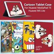 Cartoon Tablet Case For Huawei MediaPad M5 Pro 10.8 M5 8.4 Fundas Ultra wake Smart Cover CMR-AL09/AL