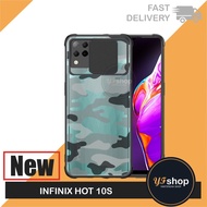 case infinix hot 10s / hot 10 nfc camshield army camera protect - infinix hot 10s