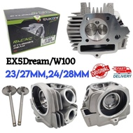 TAIKOM RACING HEAD EX5 DREAM 23/27MM 24/28MM RACING CYLINDER HEAD WITH VALVE