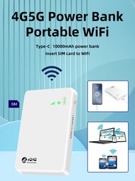 ไวไฟพกพา​ Pocket wifi 4G/5G ความ​เร็ว​ 300​Mbps​ power bank pocket WiFi เครื่อง​กระจาย​สัญญา​อิน​เตอ