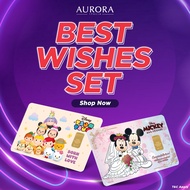 [Bundle Set] AURORA ITALIA (0.5g) 999.9 Best Wishes Set Limited Edition Gold Bar