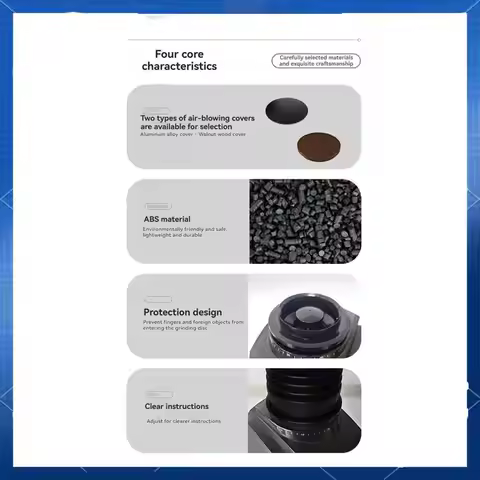 Coffee Bean Hopper Air Blower For Baratza Encore/Encore ESP /Forte BG /Forte AP /Virtuoso+/Vario+/Va