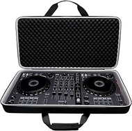 XANAD Hard Case for Pioneer DJ DDJ-FLX6 4-deck or Hercules Inpulse T7 2 Deck Rekordbox and Serato DJ