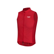 P PNS Men's STOW AWAY GILET Windproof Rainproof Spring Summer Cycling Vest Vest Red