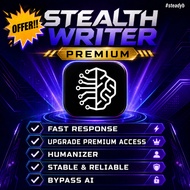 Stealth writer fast respond unlimited access Good