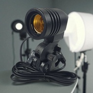 - TaffSTUDIO Lamp Holder Photo Lamp Socket E27 with Umbrella Holder - HQ-DZ001 -