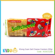 Khong Guan Salt Cheese Crackers 200gr Biscuits Snacks/Healthy Snacks Etc (Mother Only) Kidu Baby