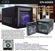 【全新機殼含電源】mini-ITX機殼 : CFI-A2059 (2抽取盒/300W電源/HTPC/NAS )