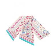 [二手] 愛馬仕 HERMES 絲巾 Maxi Twilly CHASSE EN INDE 真絲長款絲巾 女士二手 A