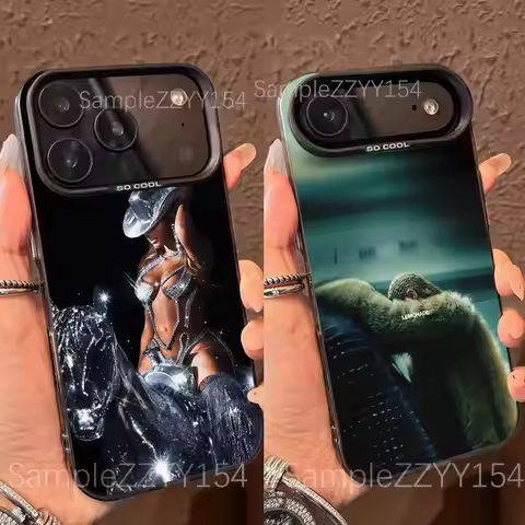 Beyonce Cowboy Carter Phone Case For iPhone 17,16,15,14,13,12,X,8,Pro,Max,Plus,E,SE4,Air,Mini Black 