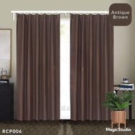 Langsir Tingkap Murah window Curtain Semi Blackout Kain Langsir Pintu Door Curtains blinds plain col