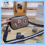 [Fbag store] coach small square bag coach women's cross-body bag coach shoulder bag coach bag original coach