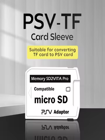 For PS Vita Memory TF Card Version 6.0 SD 2VITA Game Card Slot PSV 1000 2000 Adapter 3.65 System Mic