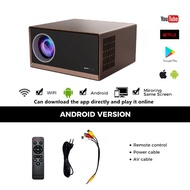 XIDU S1 โปรเจคเตอร์ 4K Android 5G WIFI พร้อมโปรเจคเตอร์บลูทูธ 800 ANSI Lumen สำหรับ LCD 1920*1080Pโฮ