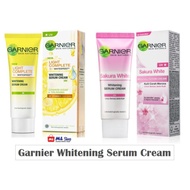 Hemat Garnier Whitening Serum Cream - Krim Siang Malam Sakura Light C