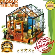 Mainan Puzzle Rakit Kayu 3D Model Green House - DG104