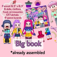 Kpop demon hunters busy book/ Kpop demon hunters doll/paper doll/ Kpop demon hunters/ Kpop demon hun