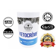 HALAL RAINFOREST HERBS KetoCrème MCT Marine Collagen Peptides Powder (400gm)
