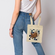 環保單肩包  |  咖啡杯法鬥 | 中袋