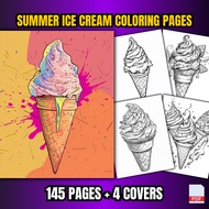 [PDF] 145 Summer Ice Cream Coloring Pages For Kids