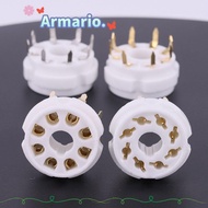 ARMARIO 1Pcs Valve Base, DIY Octal Ceramic Tube Socket,  Tin-Plated GZC8-Y GZC8-Y-2 8Pin K8A PCB Mou