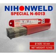 NIHONWELD SPECIAL N6013 N-6013 1.60mm PER KILO WELDING ROD 6O13
