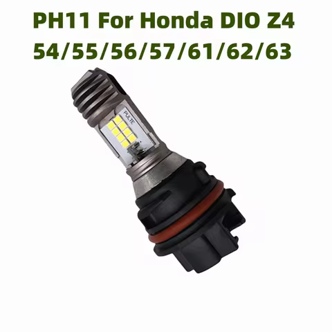 PH11 Headlight Bulb Led Headlight Lamp Motorcycle Led White Head Light For Honda DIO Z4 54/55/56/57/