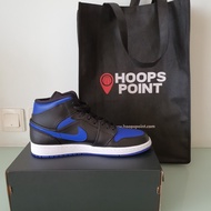 Air Jordan 1 Mid Royal Blue Size 9/42.5 (With Hoops Point Receipt)