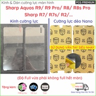 Glass & tempered screen protector for Sharp R9, R9 Pro/ R8 Pro, R8s Pro/ Aquos R7 R7s/ R2 nano flexi