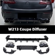 Mercedes W213 E-Class Coupe E63 Mercedes C238 Coupe C238 Diffuser E53 Rear Diffuser With Exhaust Tip