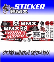 STRIPING VARIASI BUAT SEPEDAH BMX MOTIF FREESTYLE BMX FREESTYLE STIKER STRIPING SEPEDAH STIKER BMX