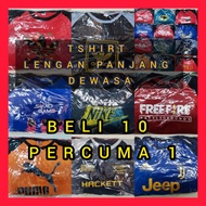 TSHIRT LENGAN PANJANG / TSHIRT LONG SLEEVE / TSHIRT S-6XL / TSHIRT LENGAN PANJANG MURAH