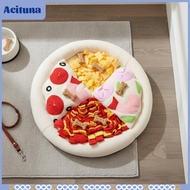 Acituna Mental Stimulation Pizza Snuffle Mat Interactive Nosework Training Mat Slow Eating Enrichmen