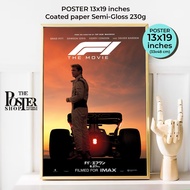 F1 Poster (F1 The Movie) Image Size 13x19 Inches
