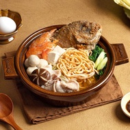 【老媽拌麵】砂鍋魚頭風味鍋燒意麵