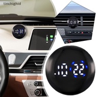 tinchighid Touching Illuminated Interior Car Dashboard Clock With Light Lamp For Truck Vehicles Digi