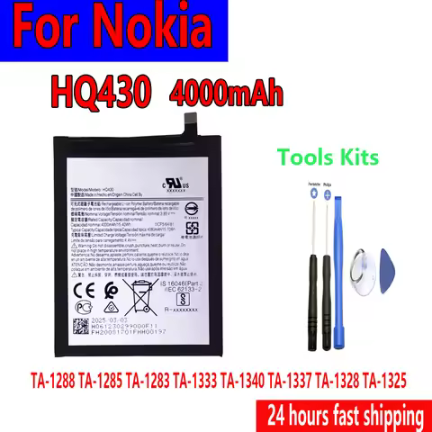 Flash sales HQ430 4000mAh Battery For Nokia 3.4 5.4 TA-1288 TA-1285 TA-1283 TA-1333 TA-1340 TA-1337 