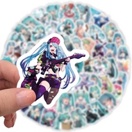 50-103pcs Anime Manhwa Manga Hatsune Miku Sanrio Pochacco Identity V Kuromi Cartoon Stickers MALTESE