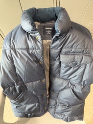 SPAO 藍色羽絨外套