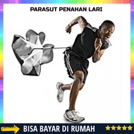 Speed Chute Parasut Latihan Lari / Parasut Penahan Lari / Alat Training Sepak Bola Lari / Parasut La
